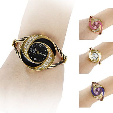 Relógio Whirlwind Círculo Estilo Aço Feminino